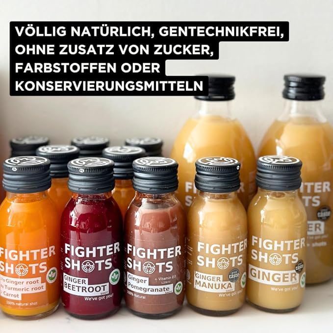 Fighter Shots bouteille en verre recyclable