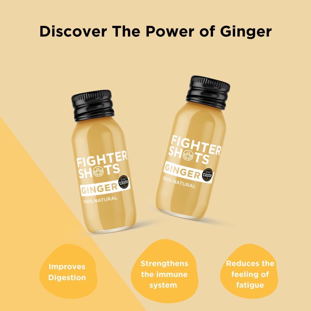 Fighter Shots pack de 12 bouteilles sur une table en bois