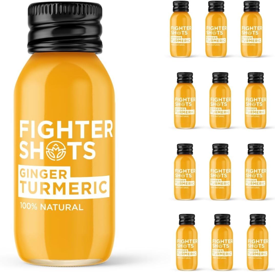 Fighter Shots pack de 12 shots de gingembre et curcuma