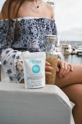 FijiKava Poudre de Kava Micronisée Instantanée 250g avec cuillère