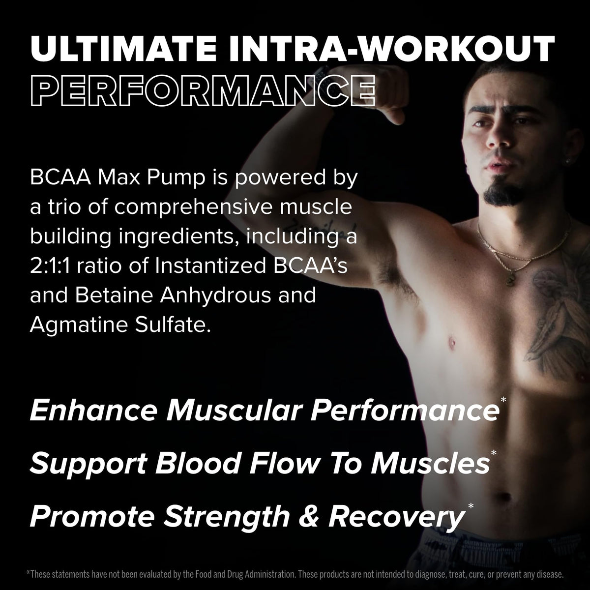 FINAFLEX BCAA MAX PUMP packaging ouvert avec cuillère