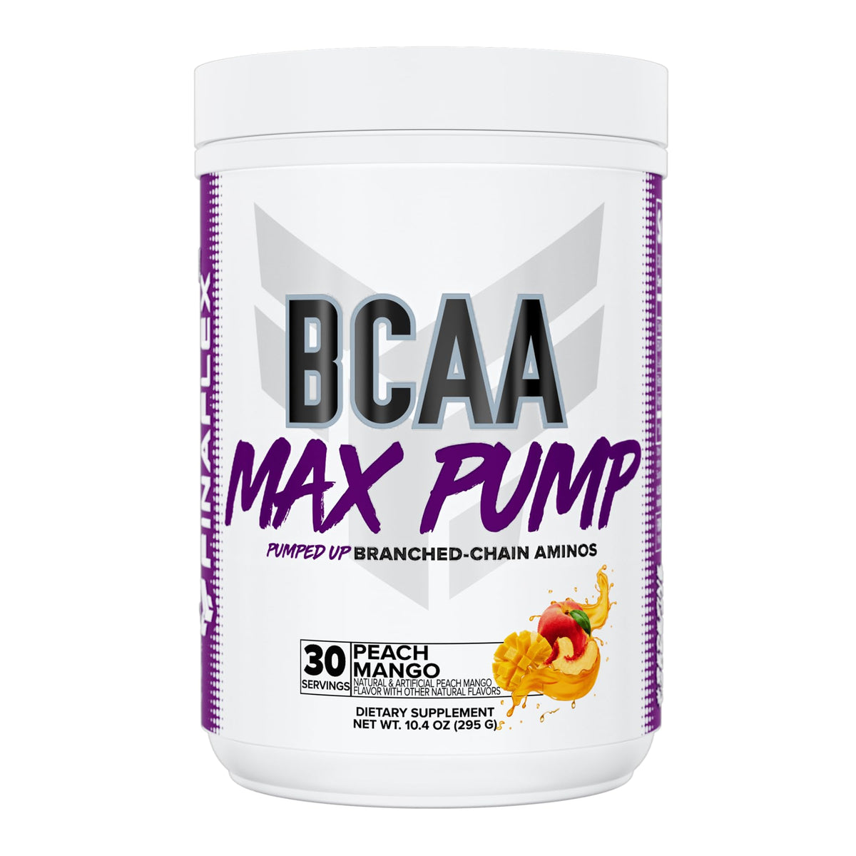FINAFLEX BCAA MAX PUMP Pêche Mangue 395g vue de face