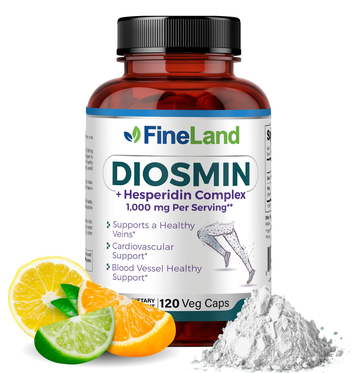 FineLand complexe Diosmine & Hespéridine 1000 mg, emballage avant