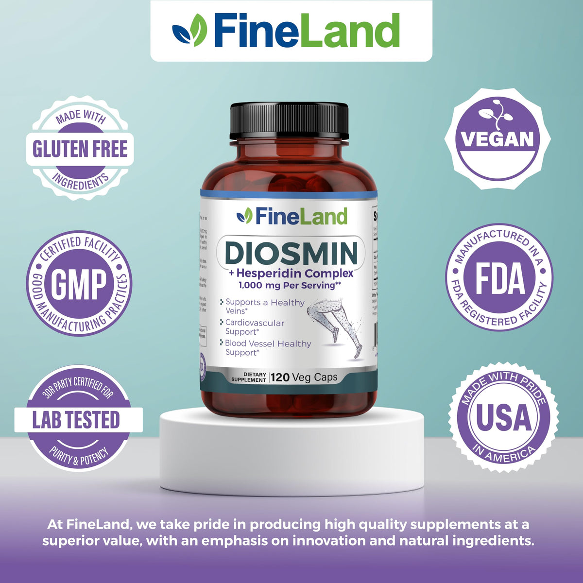 FineLand complexe Diosmine & Hespéridine, illustration des bienfaits