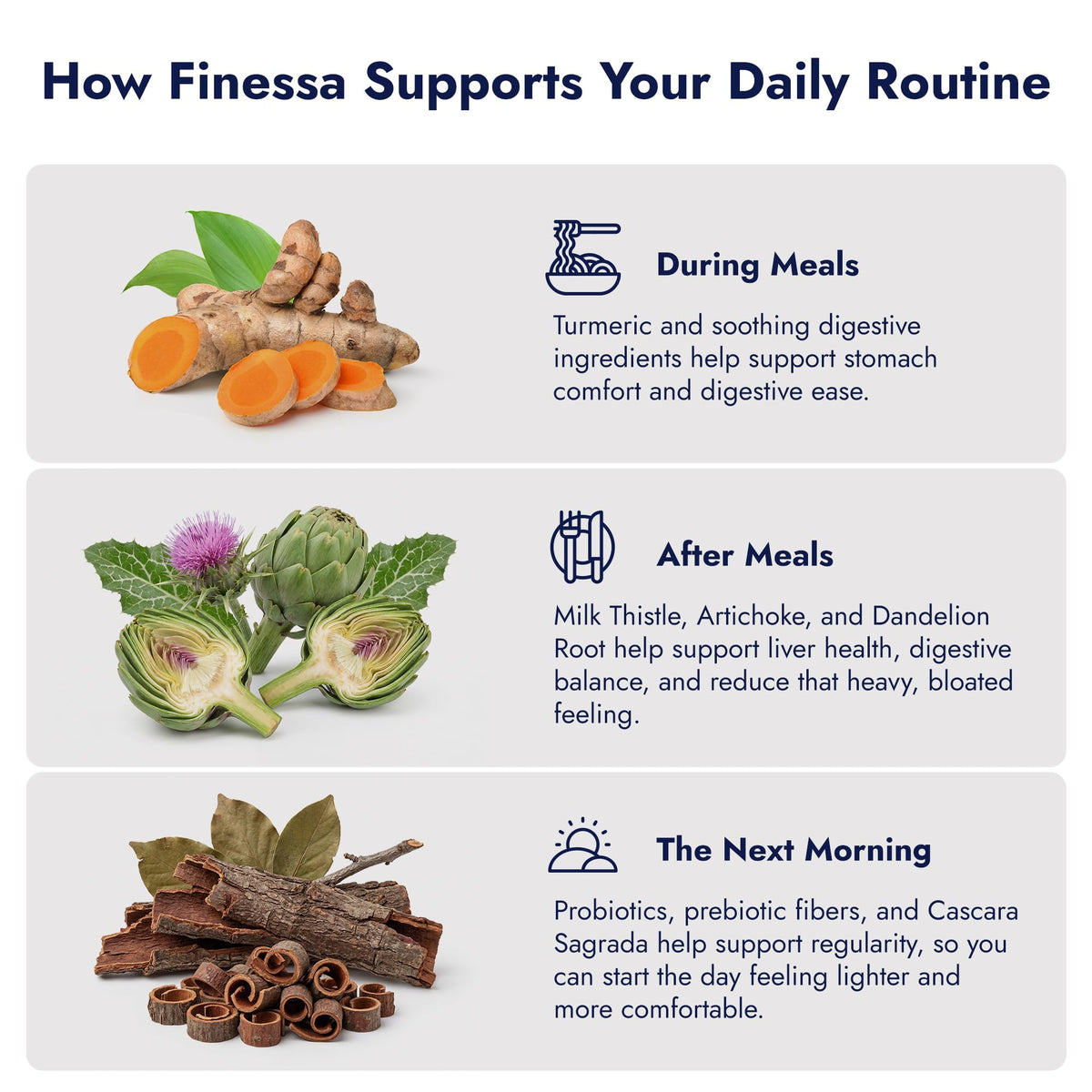 Finessa Boisson Probiotique daily 490g sur une table avec des fruits