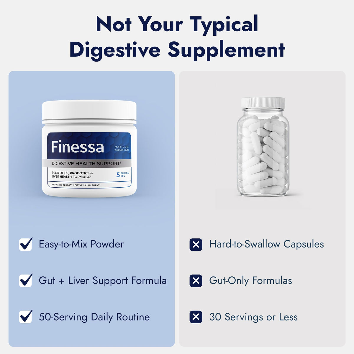 Finessa Boisson Probiotique daily 990g emballage