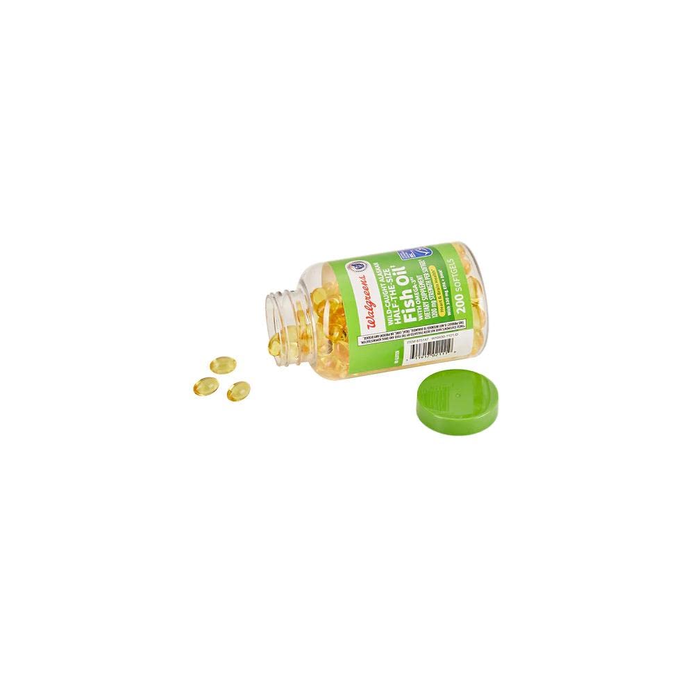 Finest Nutrition Huile de Poisson 1200 mg Softgel avec une main