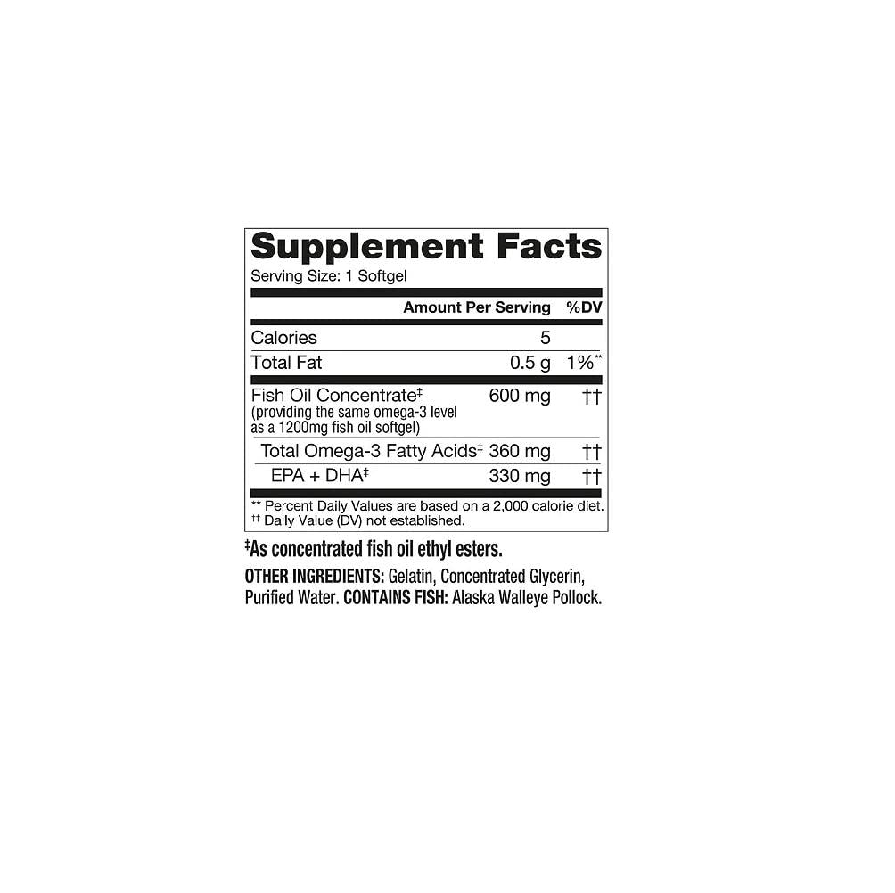 Finest Nutrition Huile de Poisson 1200 mg Softgel en mode de vie actif