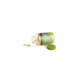 Finest Nutrition Huile de Poisson 1200 mg Softgel sur un fond blanc