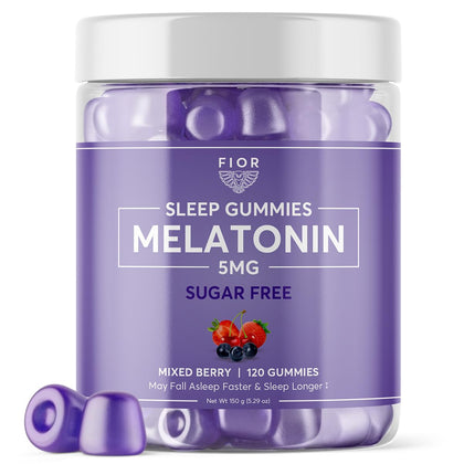 FIOR Gummies Sommeil 120 unités vue avant avec emballage
