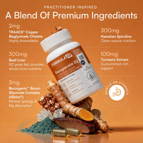 FIQ Complément Alimentaire Cuivre 60 Capsules montrant les ingrédients