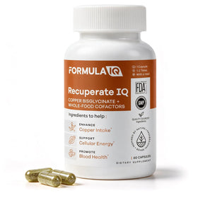 FIQ Complément Alimentaire Cuivre 60 Capsules vue de face