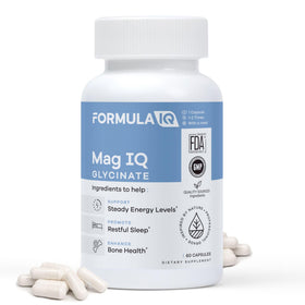 FIQ Mag IQ Glycinate 60 capsules vue de face