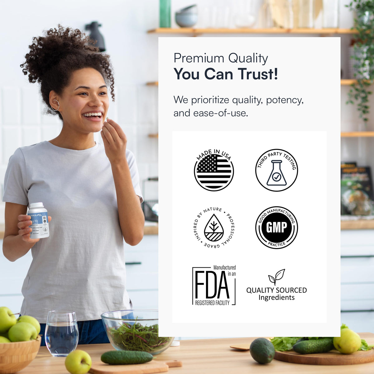 FIQ Mag IQ Glycinate capsules ouvertes
