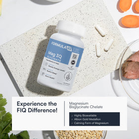 FIQ Mag IQ Glycinate flacon avec étiquette