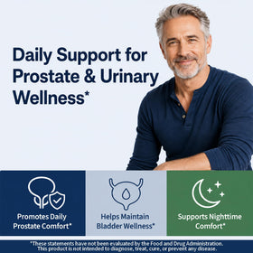 FIRSTORGANIC Complément Alimentaire Prostate 120 Capsules arrière