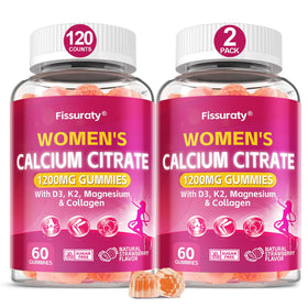 Fissuraty Calcium Citrate Gummies 1200mg avec emballage