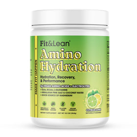 Fit & Lean Amino Hydration boisson au citron vert, vue de face