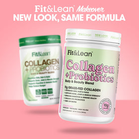 Fit & Lean Collagen + Probiotics Poudre 30 Serv. emballage
