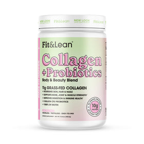 Fit & Lean Collagen + Probiotics Poudre 30 Serv. vue de face