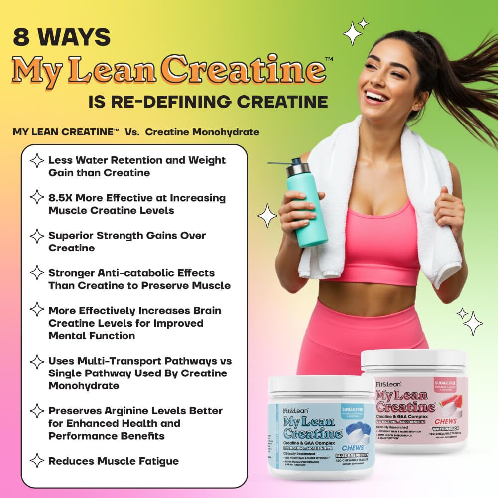 Fit & Lean créatine femmes texture légère des comprimés