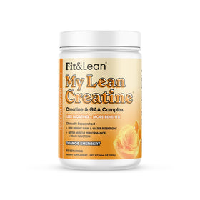 Fit & Lean Créatine pour Femmes 240g Orange Sherbert vue avant