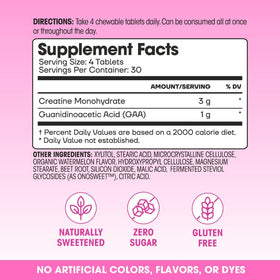 Fit & Lean My Lean Creatine Chews Pastèque close-up of the chews