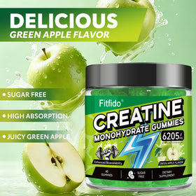 Fitfido Gummies Créatine Monohydrate 60 Gummies vue arrière