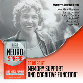 FitLife Brands Neuro Sphere 90 capsules avec étiquette