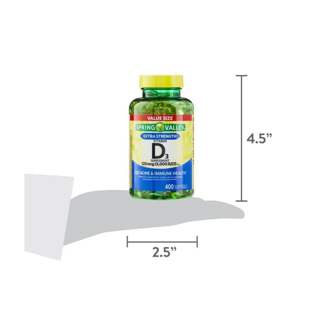 FitMania Vitamine D3 125 mcg gélules avec informations produit