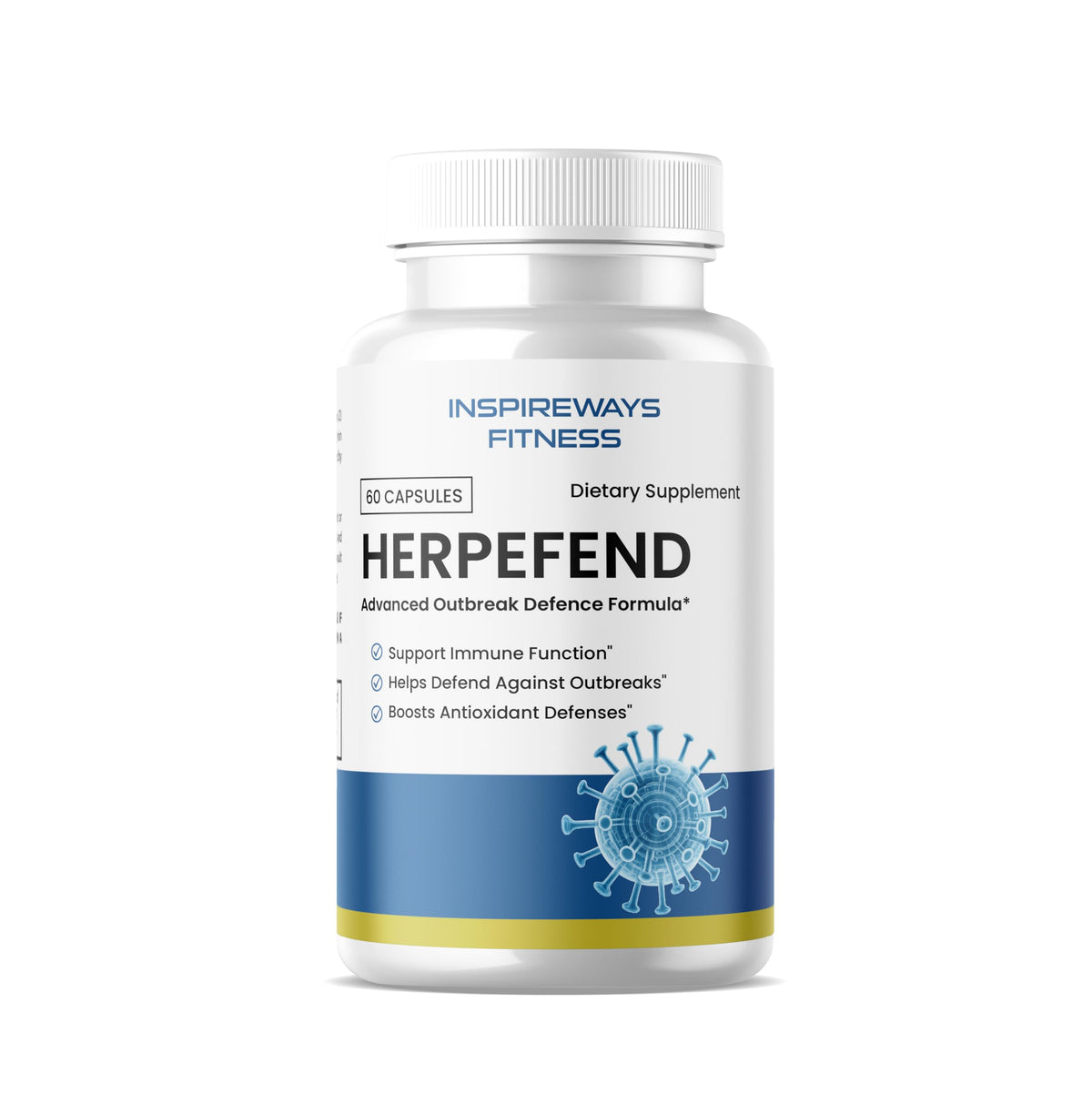 Fitness InspireWays Herpefend 60 capsules vue de face