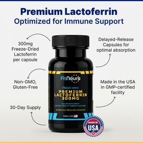 FitNoura Lactoferrine Entérique 300mg 30 capsules côté