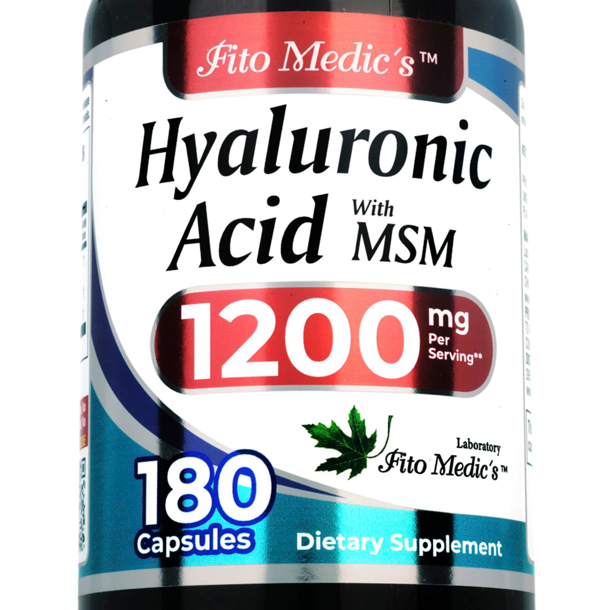 FITO MEDIC'S Acide Hyaluronique 180 capsules côté avant
