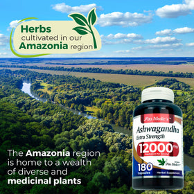 FITO MEDIC'S Ashwagandha capsules avec étiquette visible