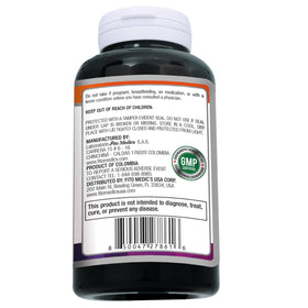 FITO MEDIC'S Ashwagandha flacon ouvert avec capsules