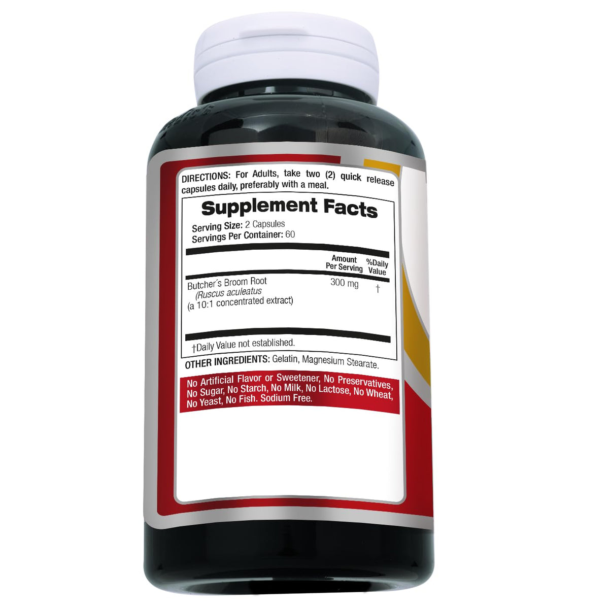 FITO MEDIC'S Butcher’s Broom 300mg capsules dans la main