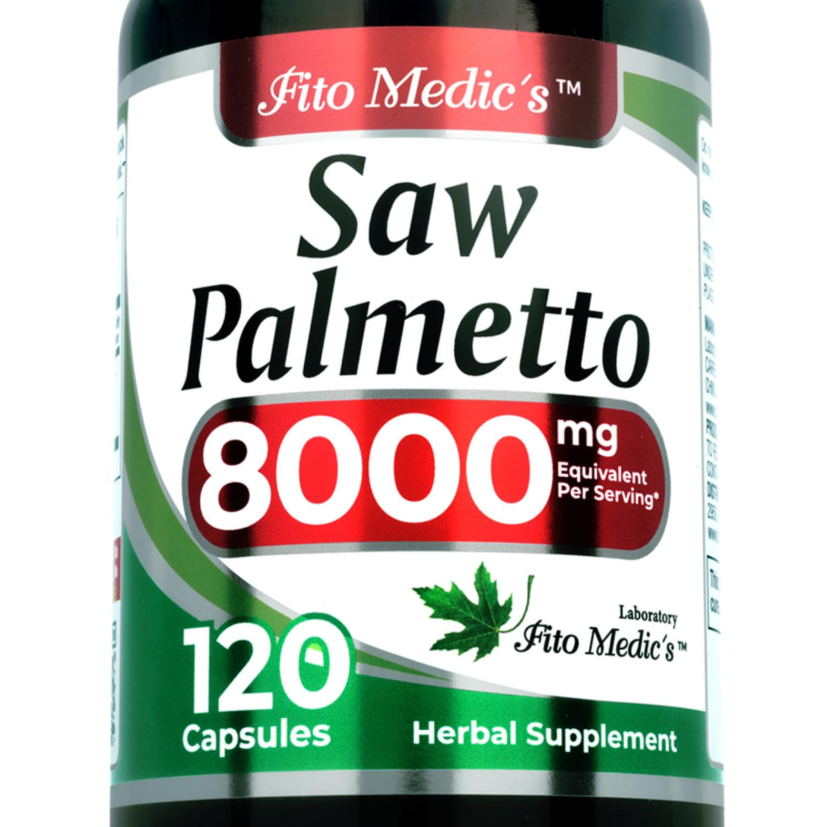 FITO MEDIC'S capsules de Saw Palmetto, flacon avec 120 unités