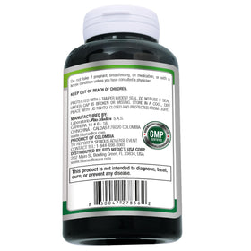 FITO MEDIC'S Capsules Racine de Gingembre 200 unités sur une table avec un verre d'eau