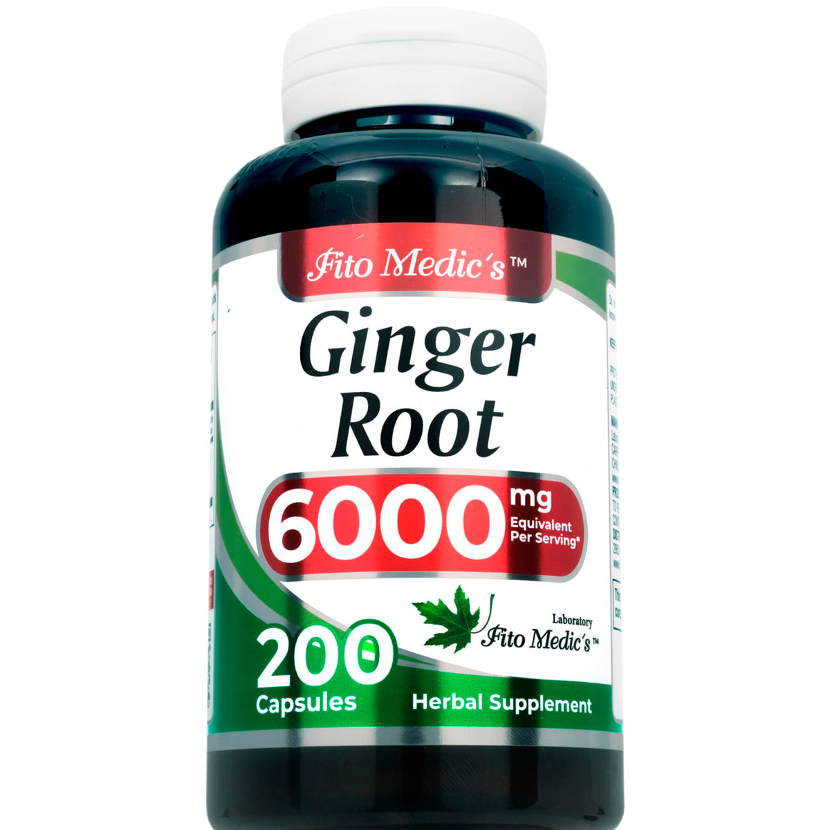 FITO MEDIC'S Capsules Racine de Gingembre 200 unités, vue avant