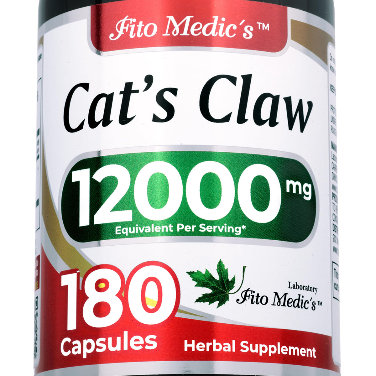 FITO MEDIC'S Cat's Claw 180 capsules vue avant