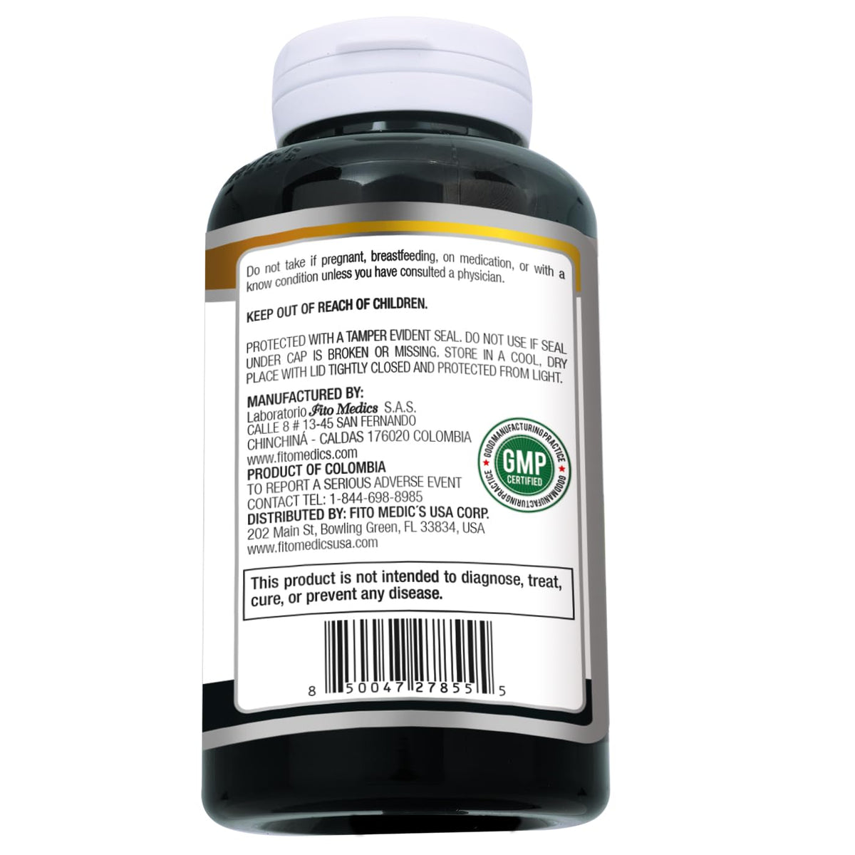 FITO MEDIC'S Charbon Actif, gélules sur fond blanc