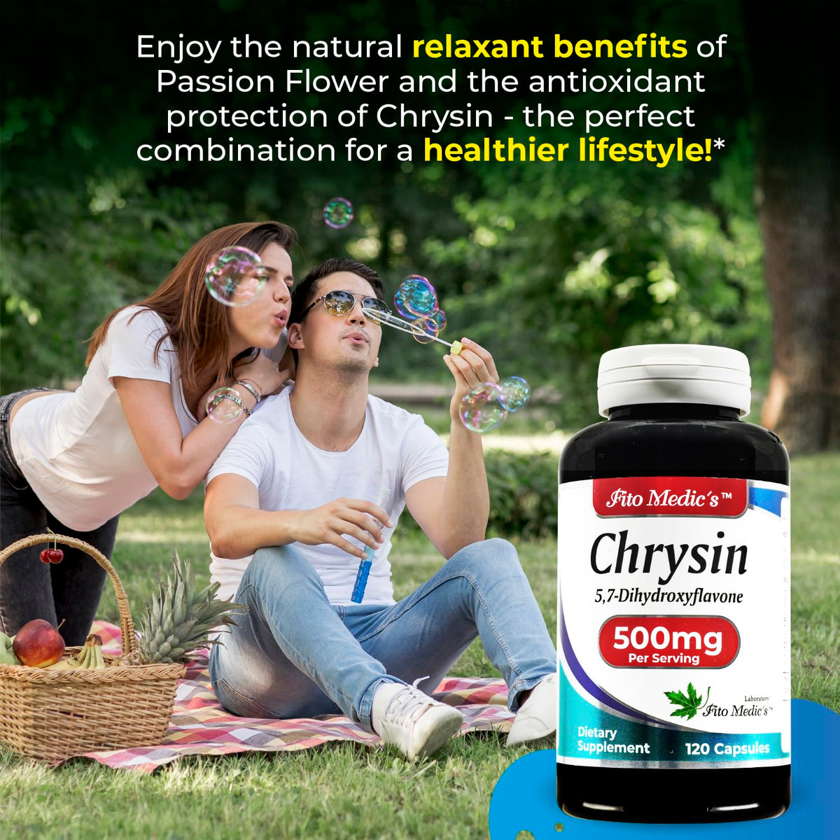 FITO MEDIC'S Chrysin 120 Capsules avec emballage