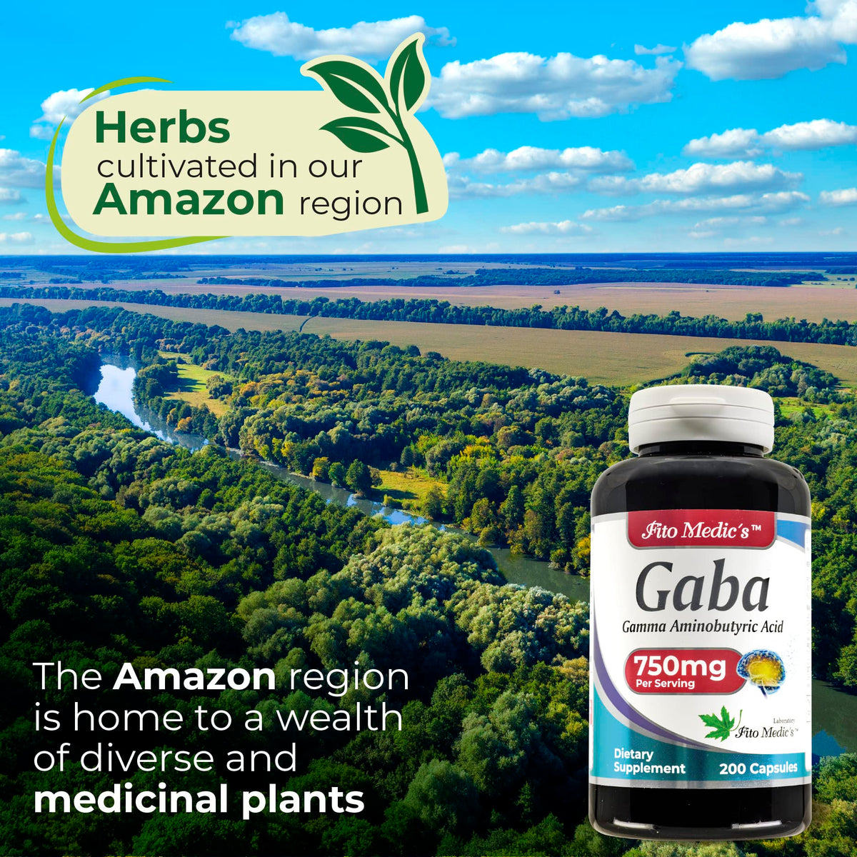 FITO MEDIC'S GABA Capsules 750 mg affichage des capsules