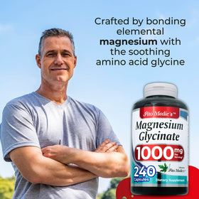 FITO MEDIC'S Glicinato de Magnésium, capsules sur fond blanc