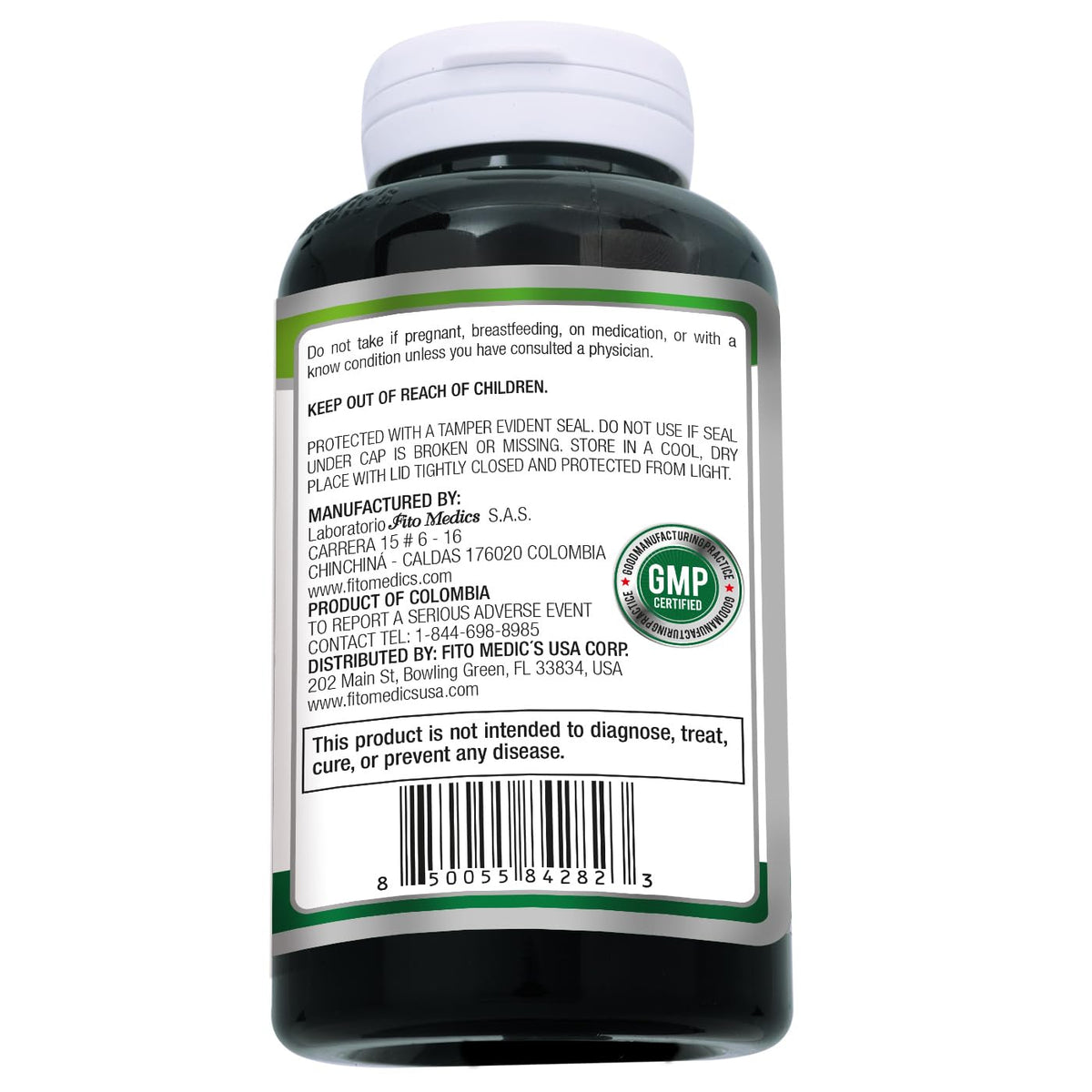FITO MEDIC'S Gotu Kola avec un verre d'eau