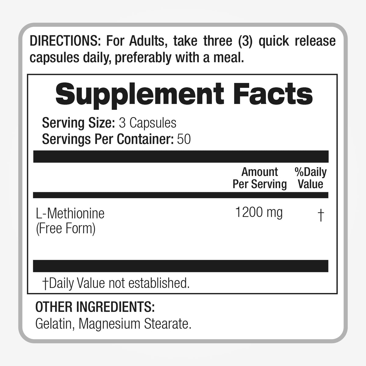 FITO MEDIC'S L-Méthionine 1200 mg en présentation lifestyle