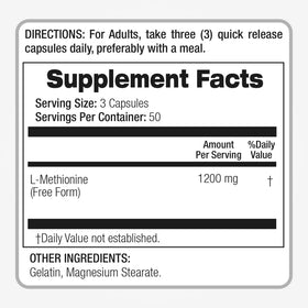 FITO MEDIC'S L-Méthionine 1200 mg en présentation lifestyle