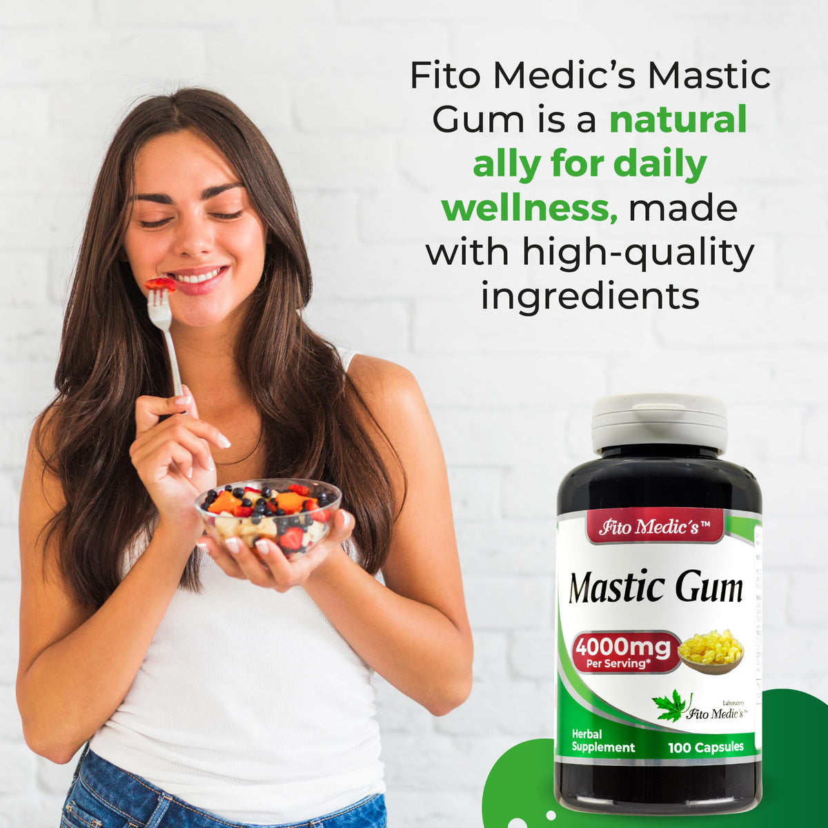 FITO MEDIC'S Mastic Gum 400 mg per serving details