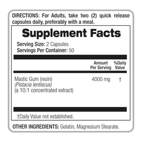 FITO MEDIC'S Mastic Gum capsules close-up