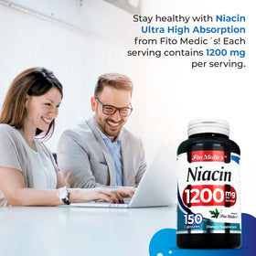 FITO MEDIC'S Niacine - capsules à l'intérieur du flacon